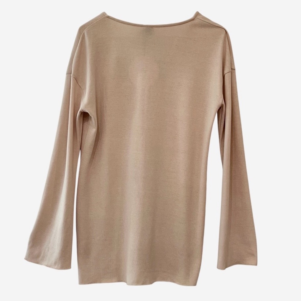 Princess Polly Macy Cardigan Beige Pearl Button Front Size 6 NWT - Picture 6 of 10
